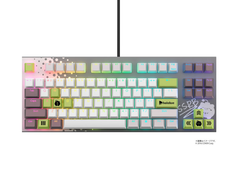 GX1 Keyboard 獅白ぼたん モデル（英語配列） X1UDS1